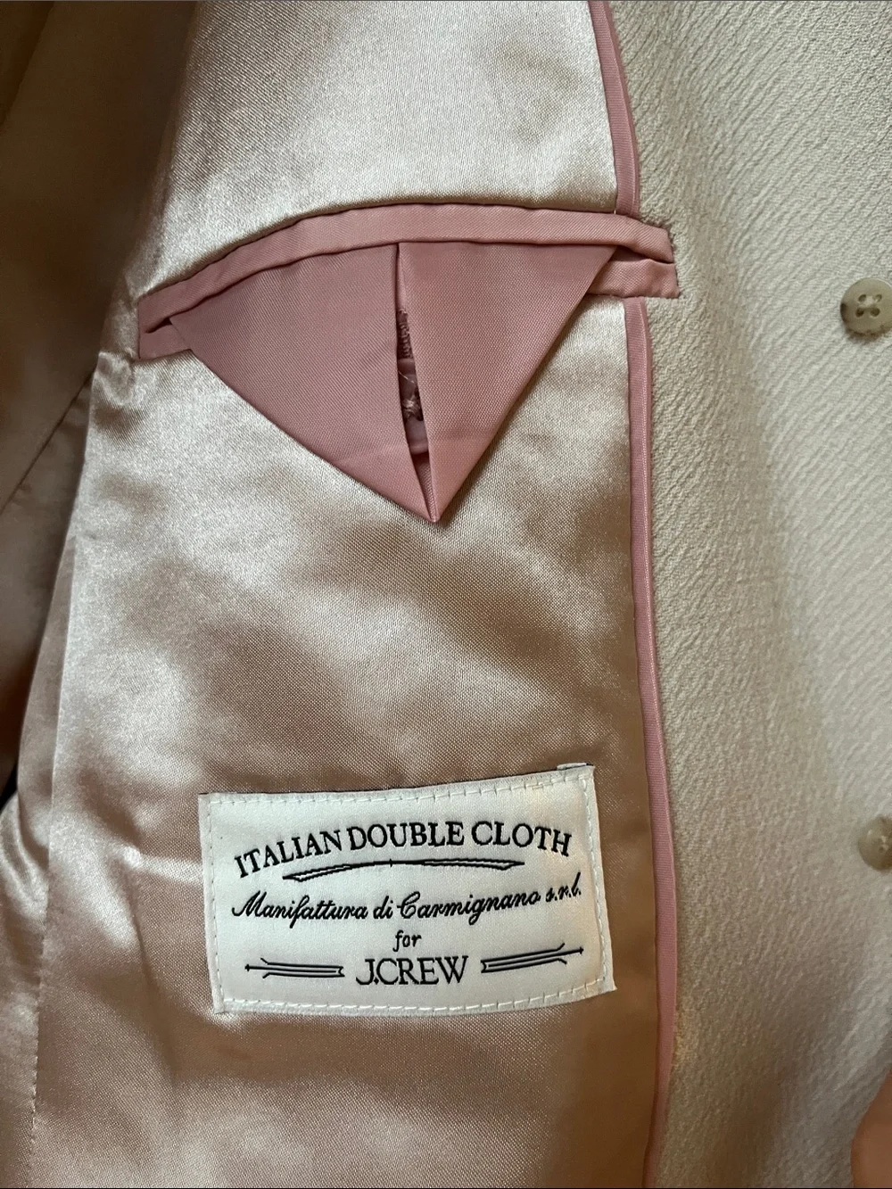 NWT J.Crew | Salon coat in Italian double-cloth wool | Oatmeal Ivory | Size 6